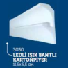 3030 Ledli Işık Bantlı Kartonpiyer 11,5 x 5,5 cm